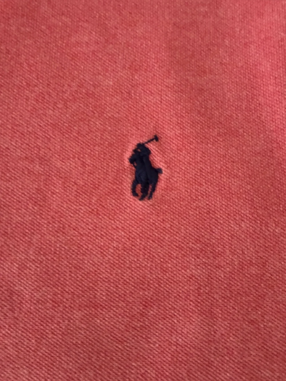 Polo Ralph Lauren Men’s Large Classic Fit Mesh Piqué Polo Shirt Dark Coral Red